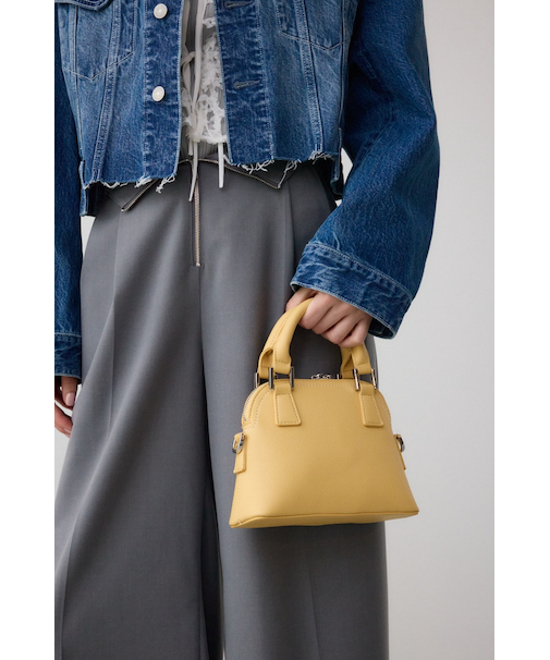 ダブルジッパーミニバッグ