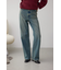 【堀田茜さん着用アイテム】AZUL DENIM ハイウエストワイドデニム