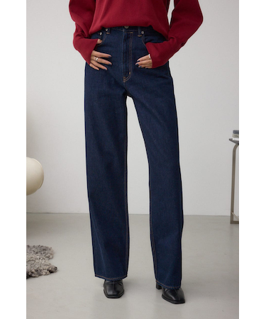 【堀田茜さん着用アイテム】AZUL DENIM ハイウエストワイドデニム