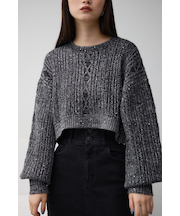 スパンコールニットトップス