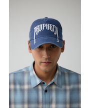 ピグメント刺繍キャップ