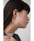 ニュアンスシェイプビッグフープピアス