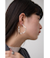 ニュアンスシェイプビッグフープピアス