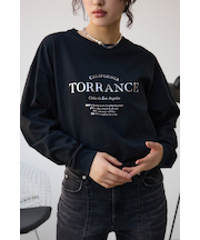 メタリックロゴロングTシャツ