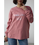メタリックロゴロングTシャツ
