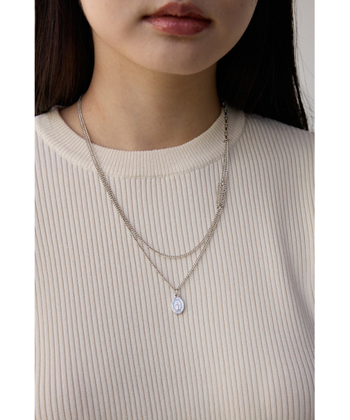 マルチチャーム2連ネックレス