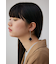アクリル×メタルアシンメトリーピアス