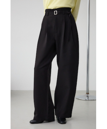 ベルトタックワイドパンツ