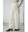 ベルトタックワイドパンツ