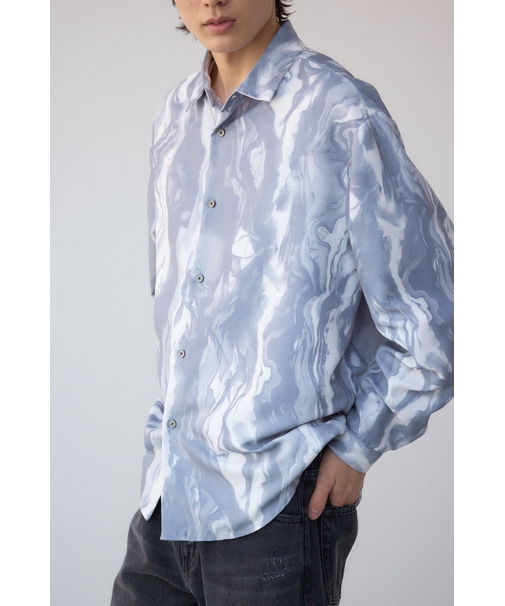 ポリエステルスエードジェネラルシャツ