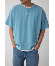 フェイクレイヤードジャガードTシャツ