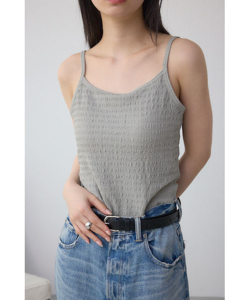 【堀田茜さん着用アイテム】ヘンケイリブキャミソール