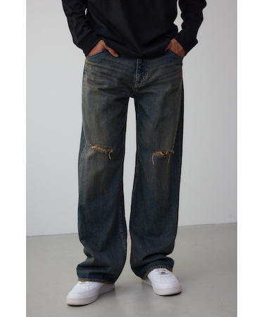 AZUL DENIM クラッシュヴィンテージワイド