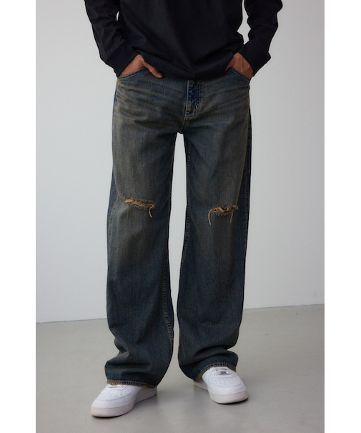 AZUL DENIM クラッシュヴィンテージワイド