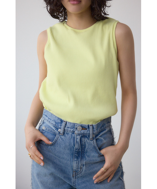 ファインリブタンクトップ