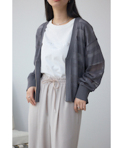 シアージップアップカーディガン