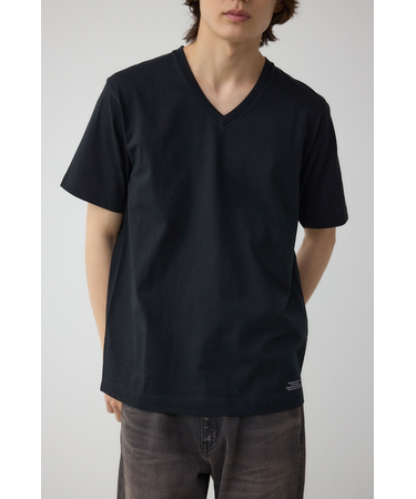 AZコットンVネックTシャツ