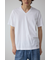 AZコットンVネックTシャツ