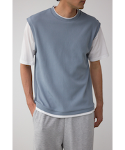 フェイクレイヤードベストセットTEE