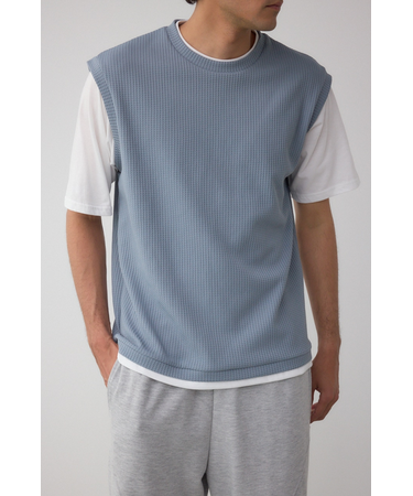 フェイクレイヤードベストセットTEE