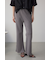 リブタイトフレアパンツ