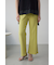 リブタイトフレアパンツ