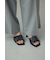 【堀田茜さん着用アイテム】ギャザーストラップスクエアトゥサンダル