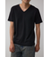 タックフライスVネックTシャツ