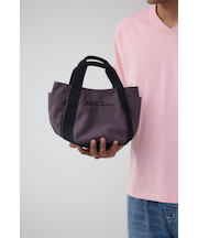 キャンバスロゴミニトート