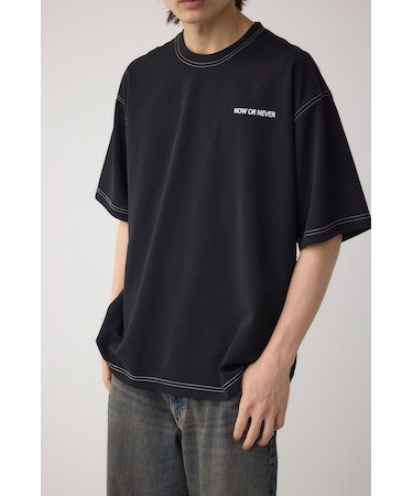 オープンステッチロゴTシャツ