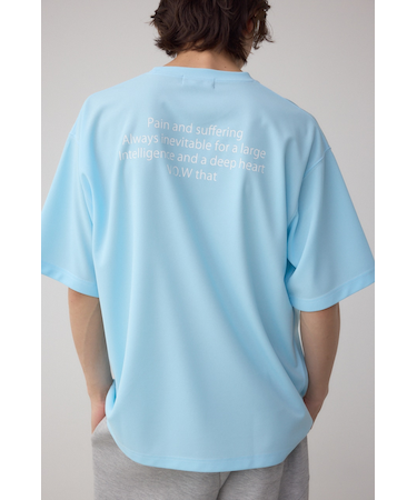 オープンステッチロゴTシャツ