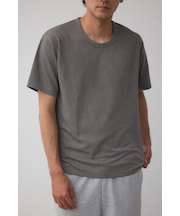 楊柳ジャガードクルーネックTシャツ