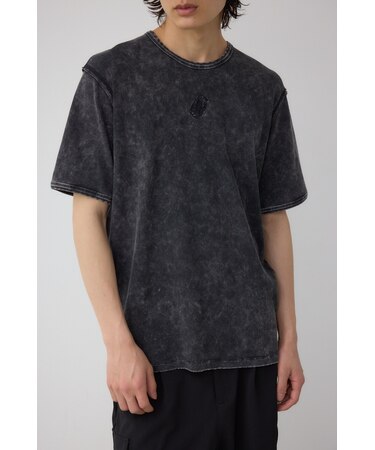 テレコピグメント刺繍トップス