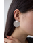 サークルプレートロゴピアス