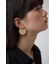 サークルプレートロゴピアス