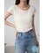 C／Tフレンチスリーブカットトップス