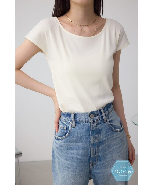 C／Tフレンチスリーブカットトップス