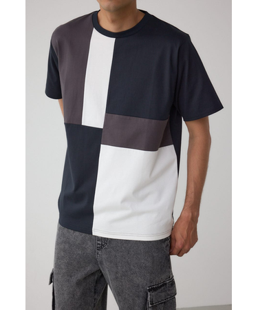 パネルスウィッチングTシャツ