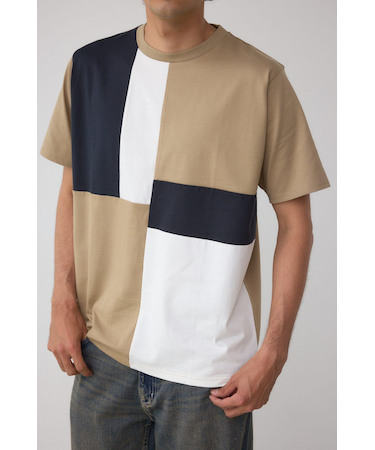 パネルスウィッチングTシャツ