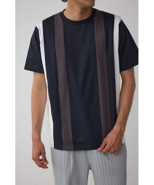 ラインスウィッチングTシャツ