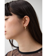 ステンレスプチフープピアス