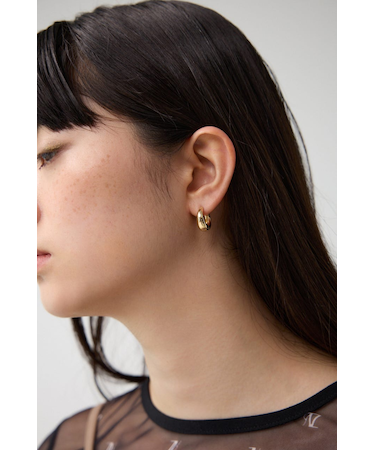 ステンレスプチフープピアス