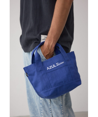 ロゴ刺繍ミニトートバック