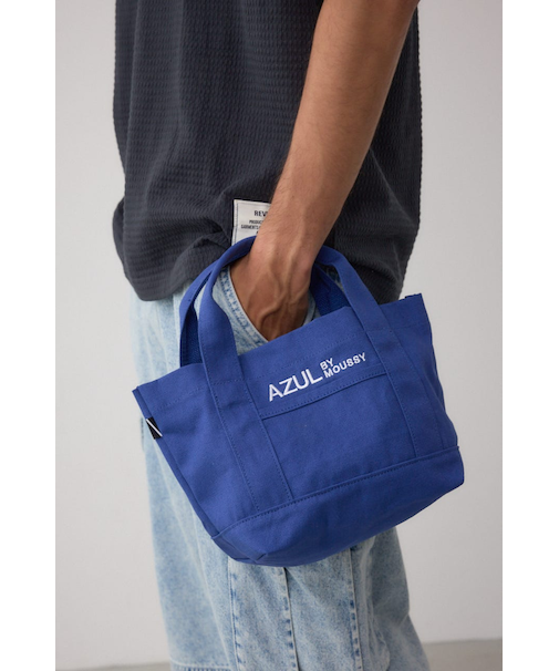 ロゴ刺繍ミニトートバック