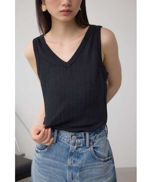 2WAYリブタンクトップ