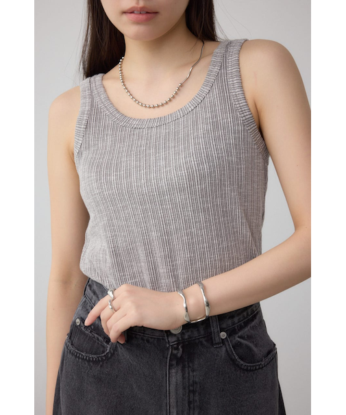 2WAYリブタンクトップ