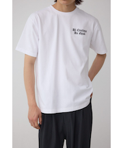 ベア天竺バック刺繍TEE