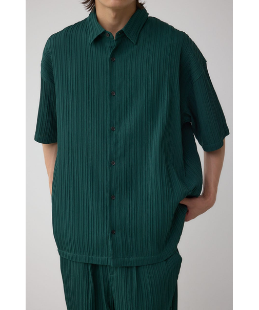 タック楊柳リラックスシャツ