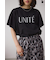 ラッフルスリーブロゴTシャツ