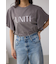ラッフルスリーブロゴTシャツ